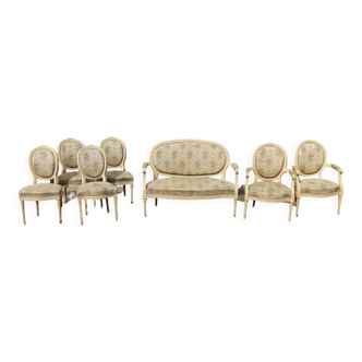 Louis XV style living room 7 rooms