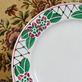 8 assiettes sarreguemines modèle turbigo assiettes anciennes