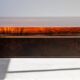 Executive burlwood desk 1980s