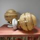 Paire d’appliques murales globes Art Déco