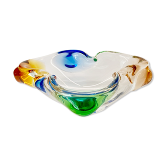 Bowl by F. Zemek, Mstisov Karlovarske Sklo, Czechoslovakia, 1960s