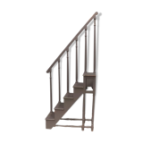 Old large library stairs