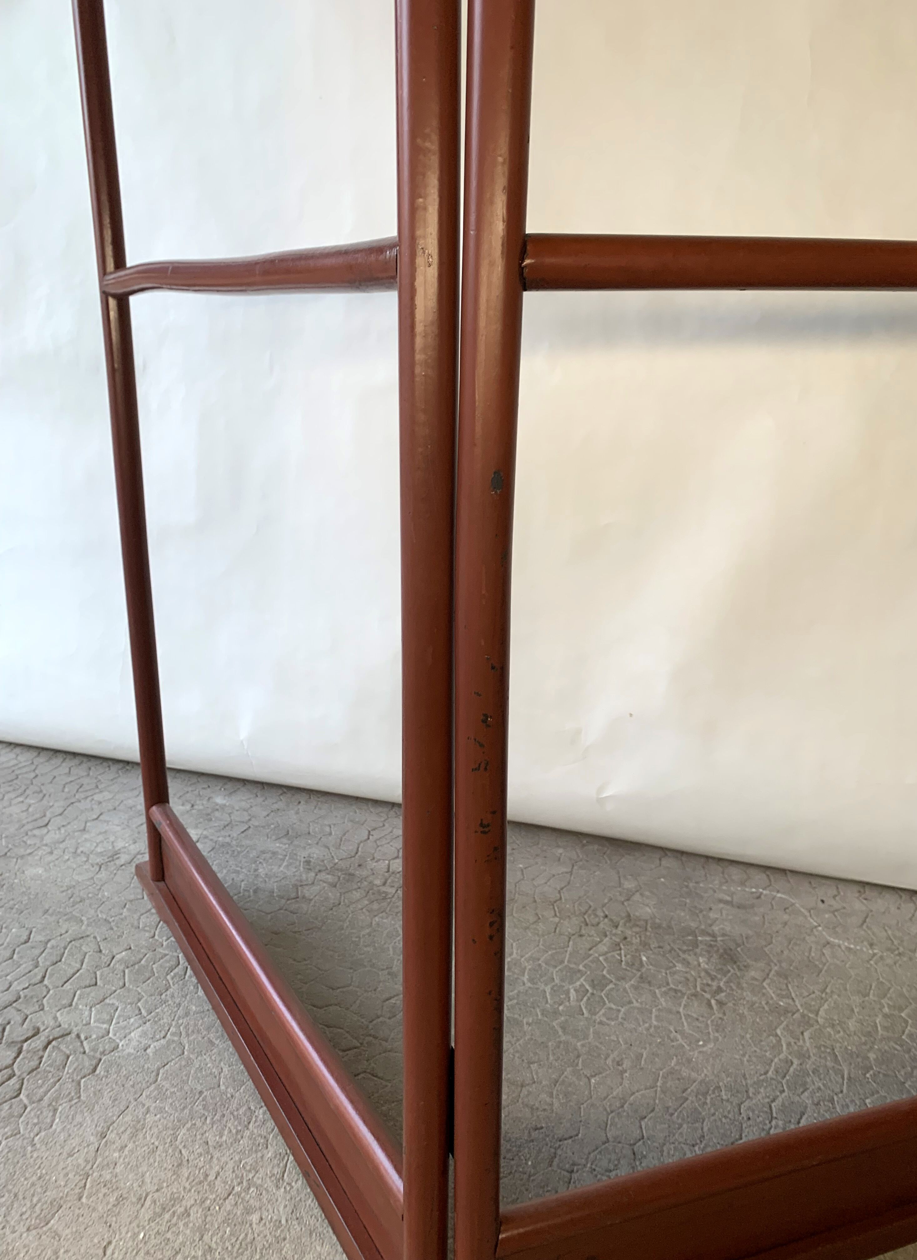 Japanese lacquered clothing holder