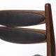 Set of 4 Vintage Teak Dining Chairs, 1960s German Mid-Century Modern, Black