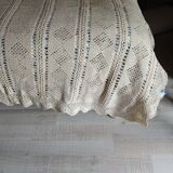 Antique crochet bedspread