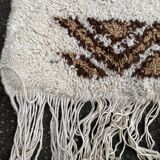 Handmade knotted Berber Moroccan wool rug 170x225cm