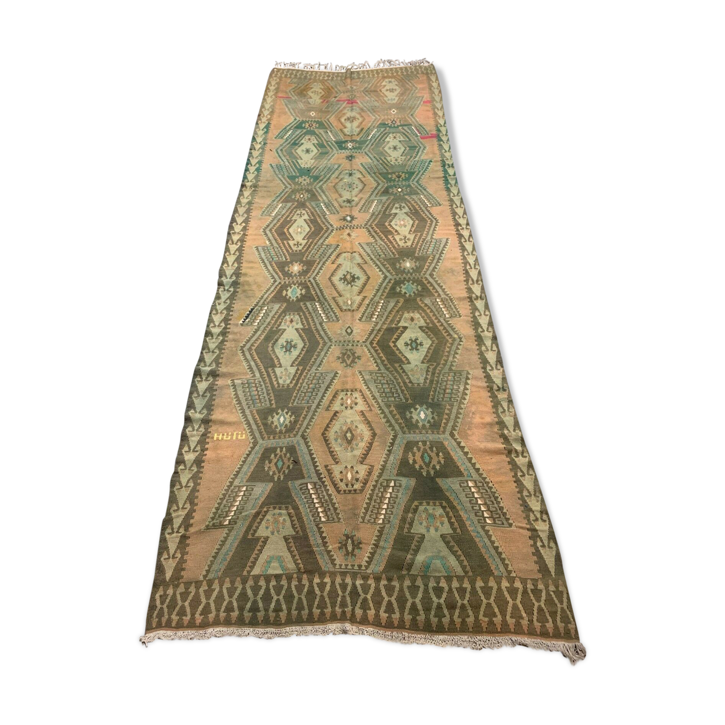 Turkish kilim 405x136 cm wool