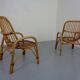 Set of Italian Bamboo Armchairs, 1970s