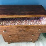 Vintage dresser with compass feet