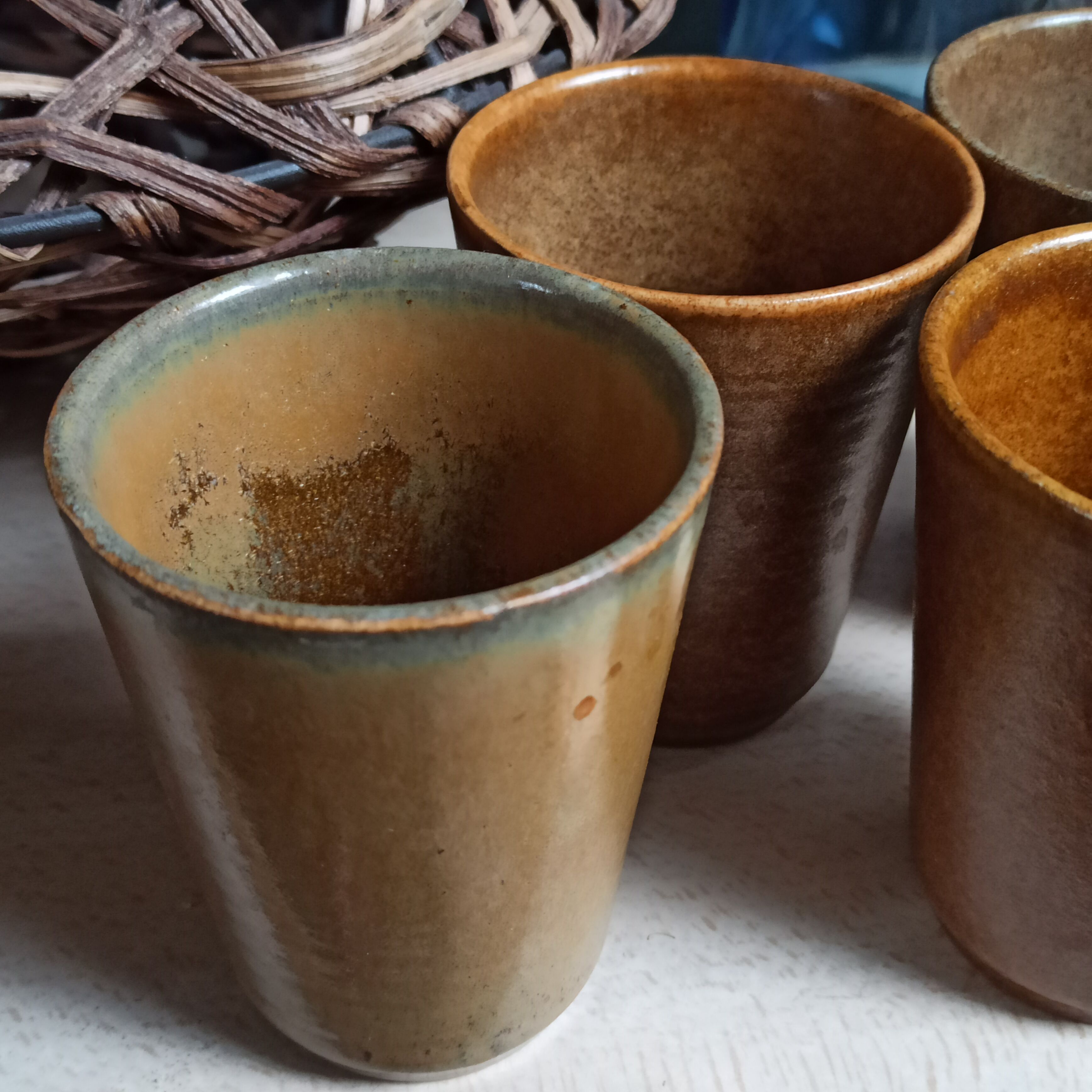 Digoin sandstone cups