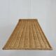 Large 1970s rattan pendant light