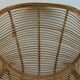 Mid century bamboo an iron pod chair, 1960s