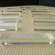 Box of 12 lead crystal knife door 24% diamond size