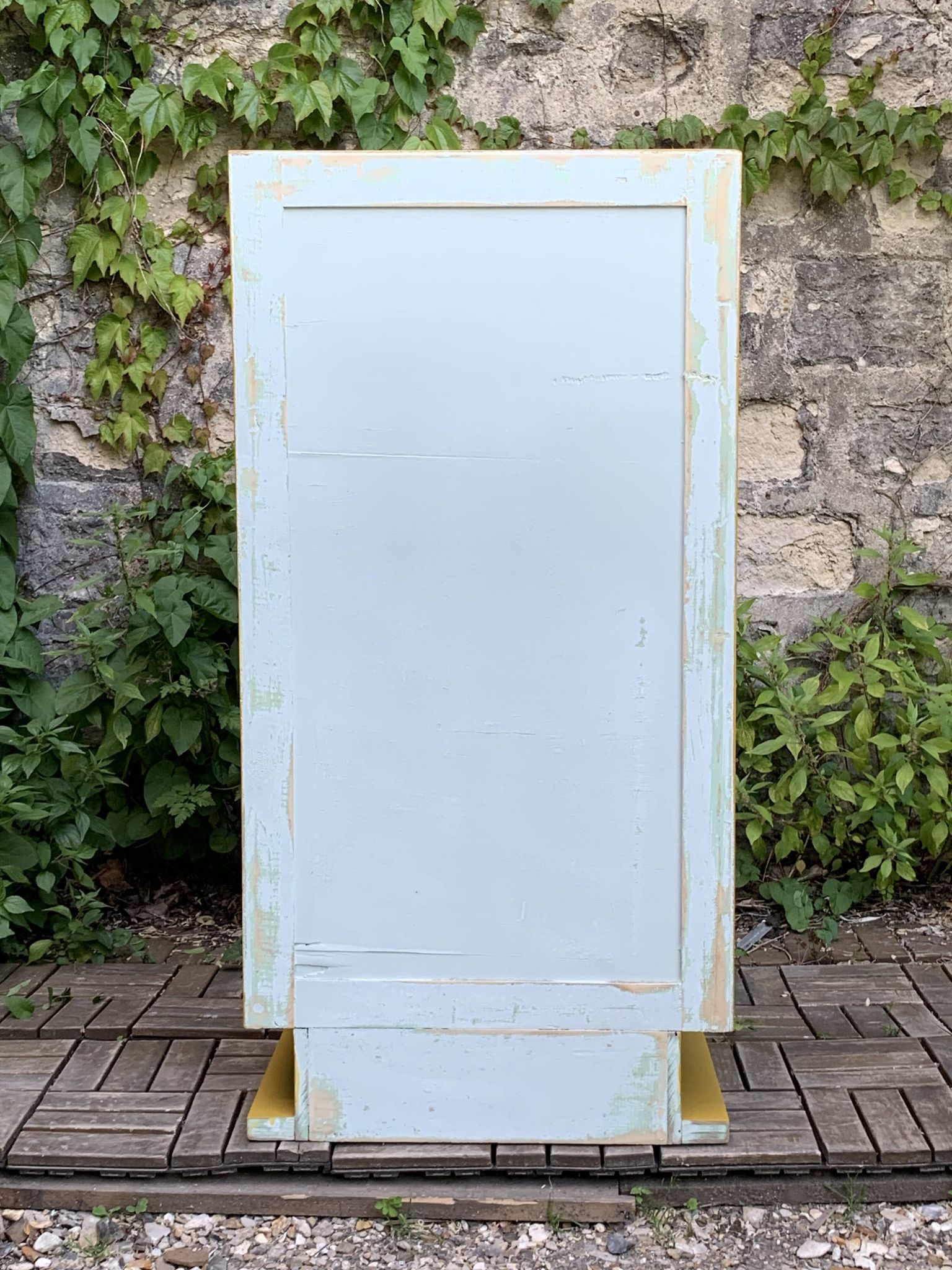 Ochre yellow Art Deco chest of drawers