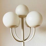Lampadaire blanc Kaiser, Allemagne, années 1960