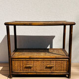 Meuble d’appoint en rotin