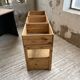 2m pine counter or central island with storage