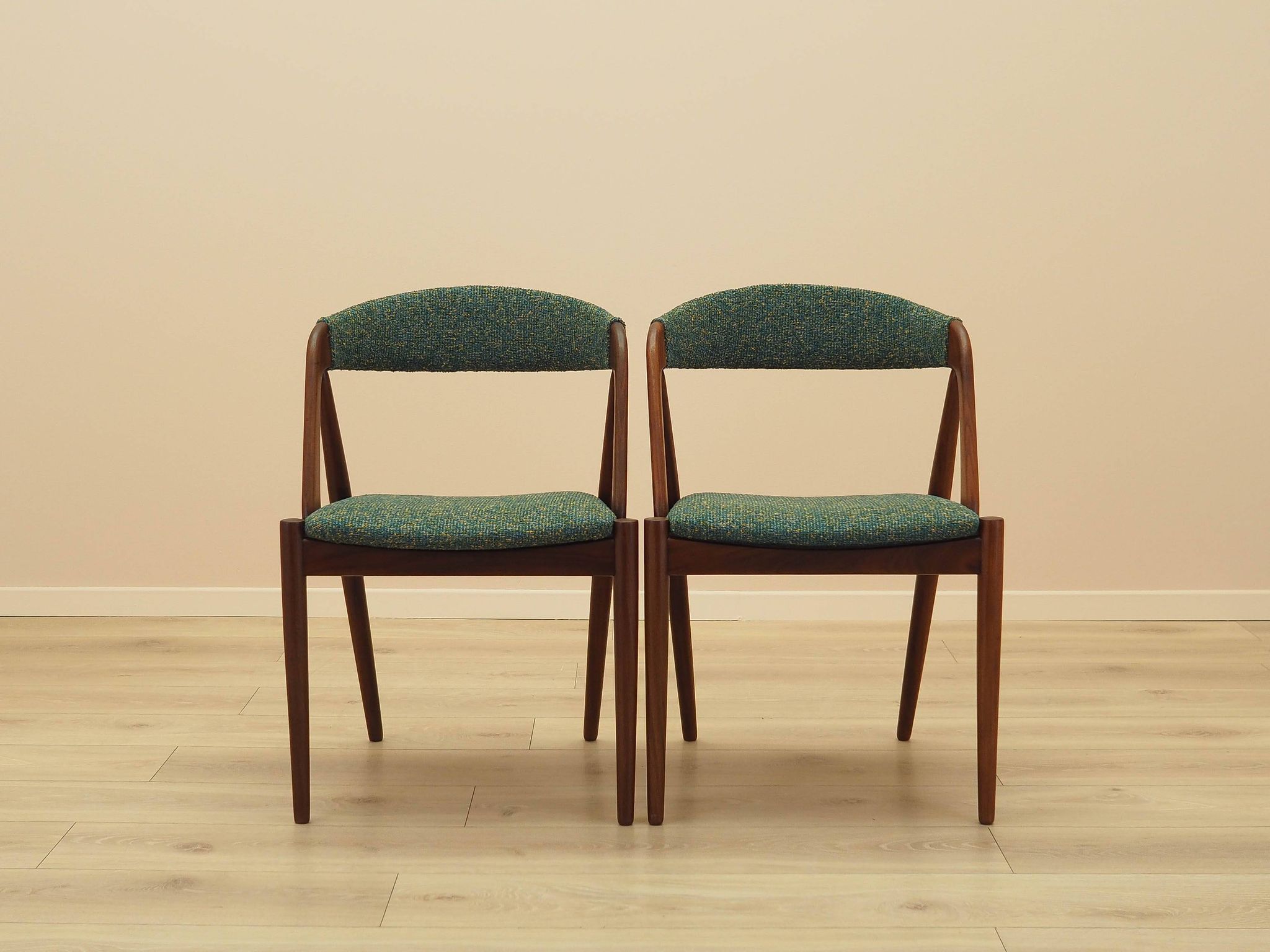 Set of two teak chairs, Danish design, 1970s, designer: Kai Kristiansen