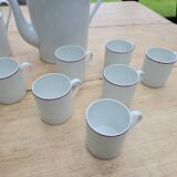 Limoges porcelain coffee service France