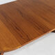 Vintage Danish round extendable dining table 1960s