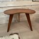 Table basse haricot vintage année 50