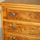 Vintage walnut commode with sliding top in Butler style.