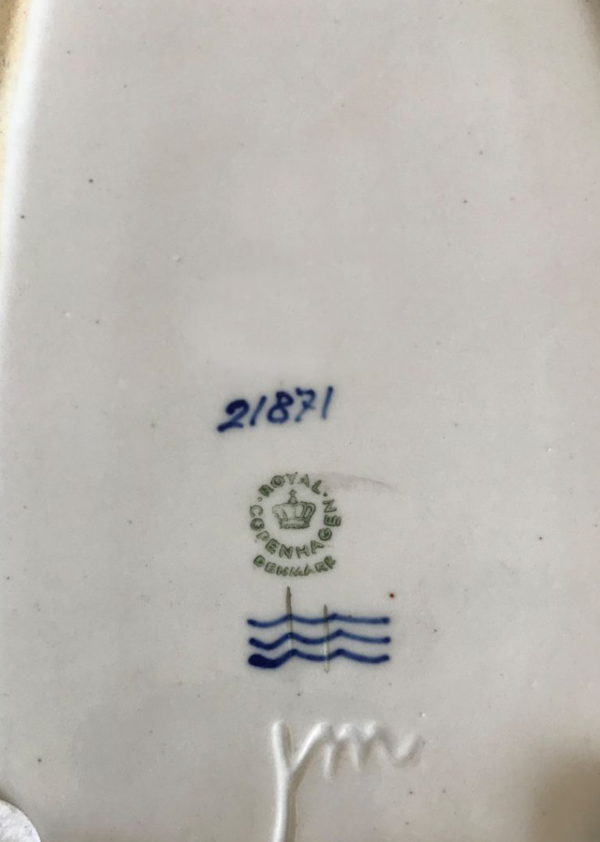 Centre de table par Jørgen Mogensen pour Royal Copenhagen 1960s