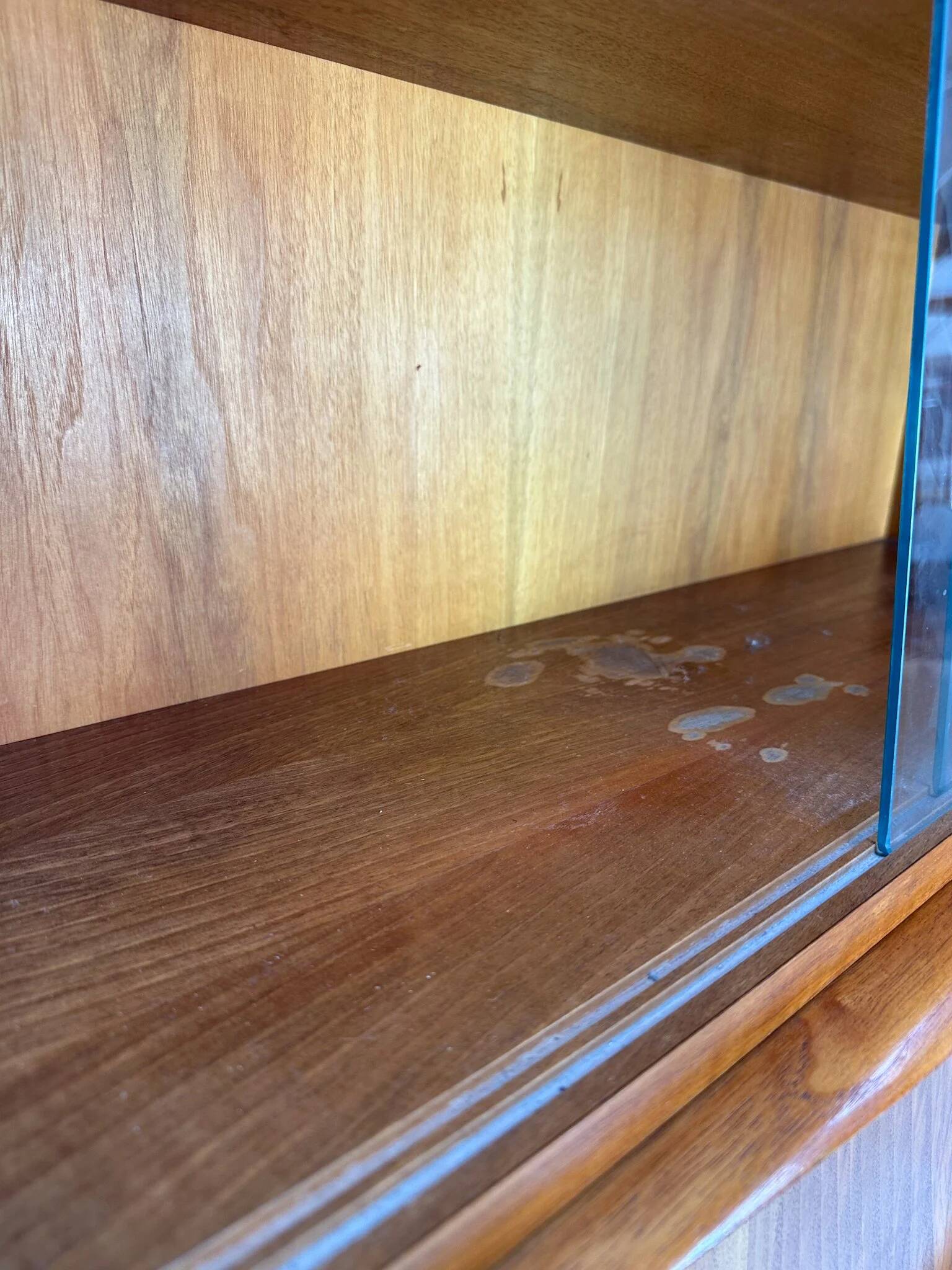 Secrétaire en noyer par Franz Ehrlich pour Hellerau, années 1950