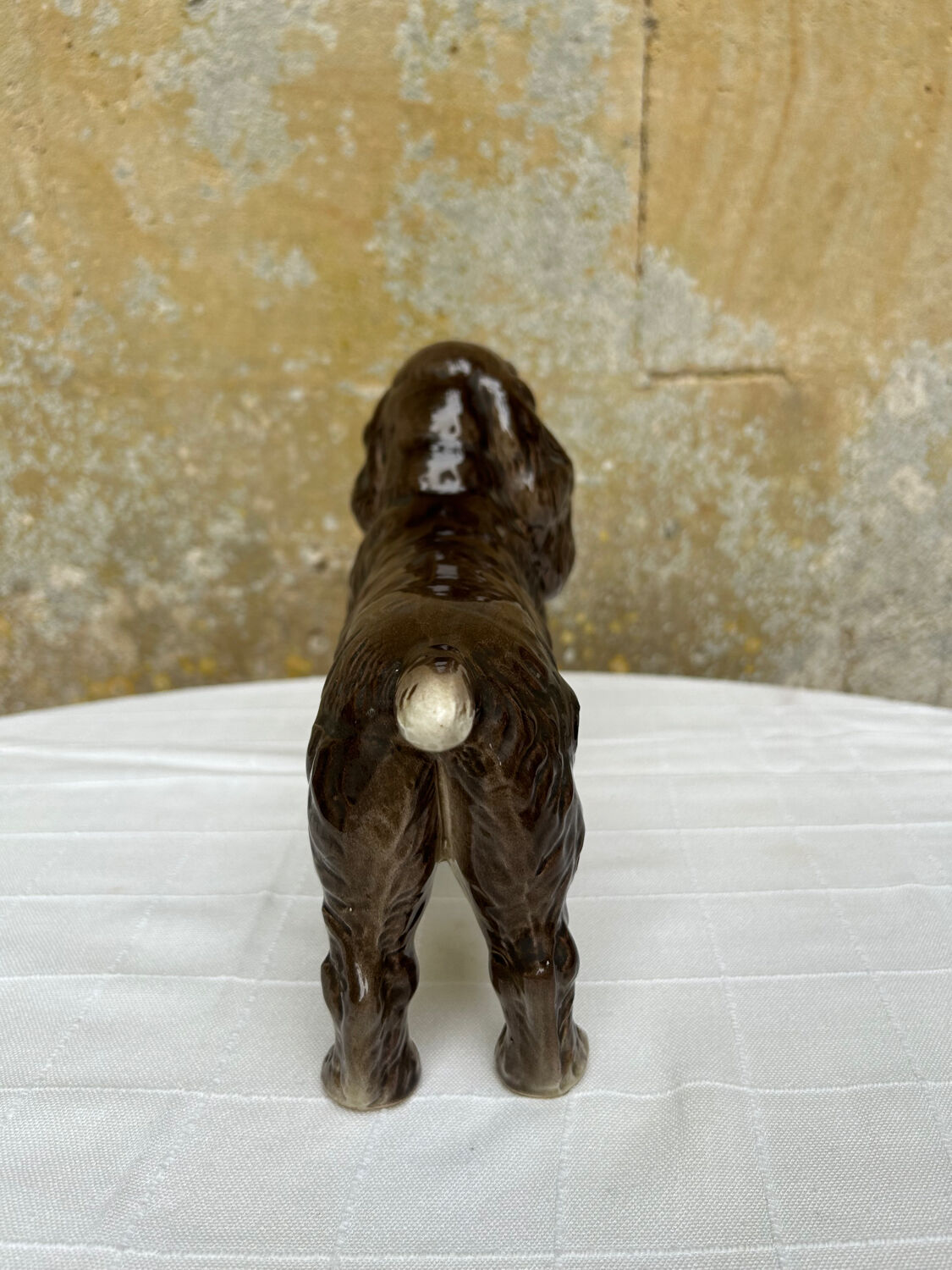 Ceramic spaniel dog