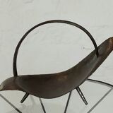 Sculptural cut in hammered iron year 50