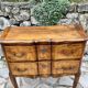 Petite commode en noyer d’époque louis xvi  18 eme siècle