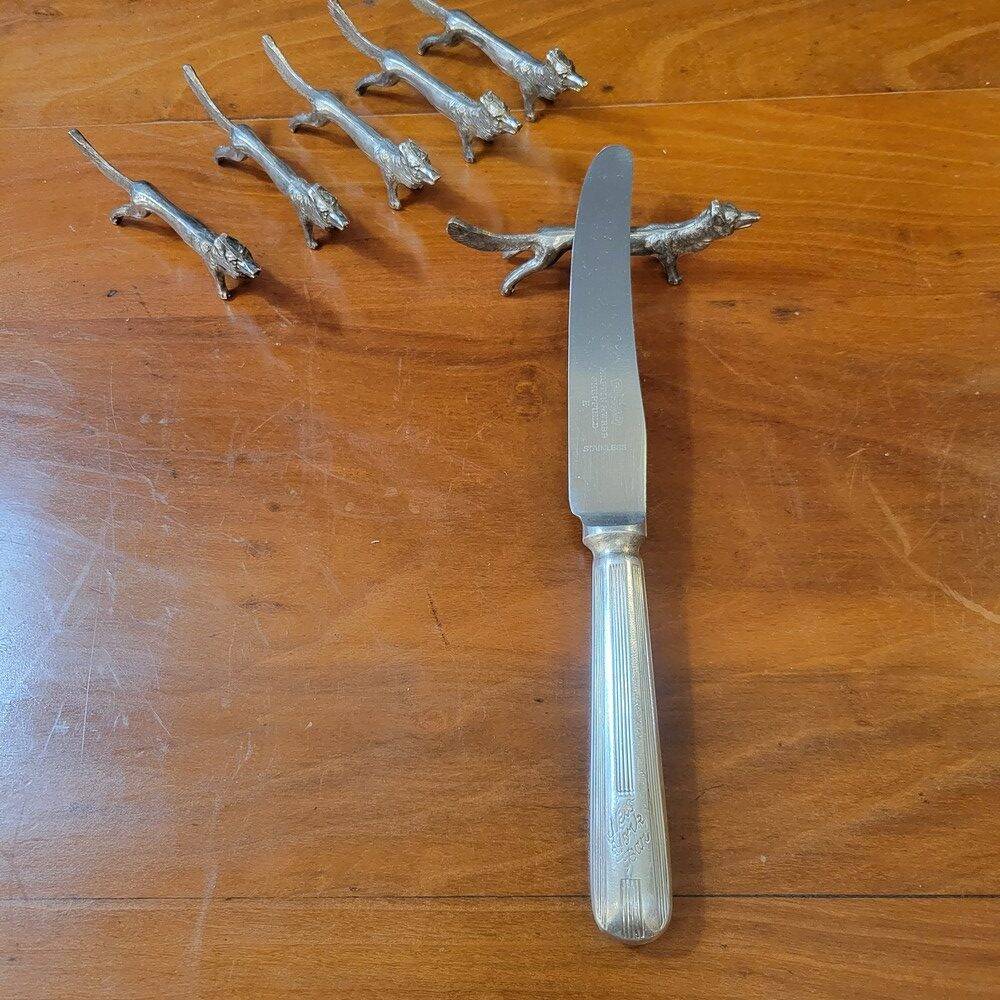 6 animal-shaped knife rests