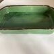 Glazed earthenware dish Aegitna Vallauris green centrepiece 1860