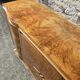 French ART DECO Sideboard- High Gloss Burl Elmwood Buffet-30s