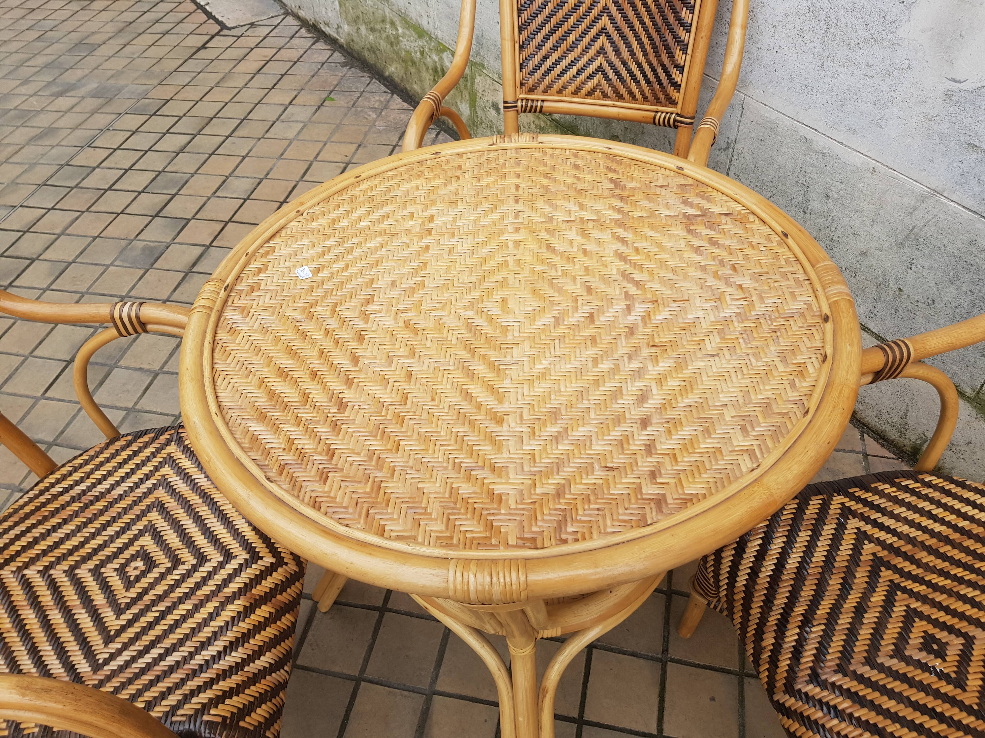 Rattan garden set