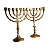 Pair of Menorahs