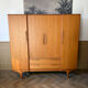 Vintage teak wardrobe