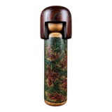 Leaf kokeshi, by Usaburo, Japan, 1970s