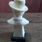 Resin bust by Puccini, marble base