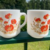 Arcopal Vintage Poppy Mug Duo