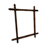 Miroir en bois imitation bambou
