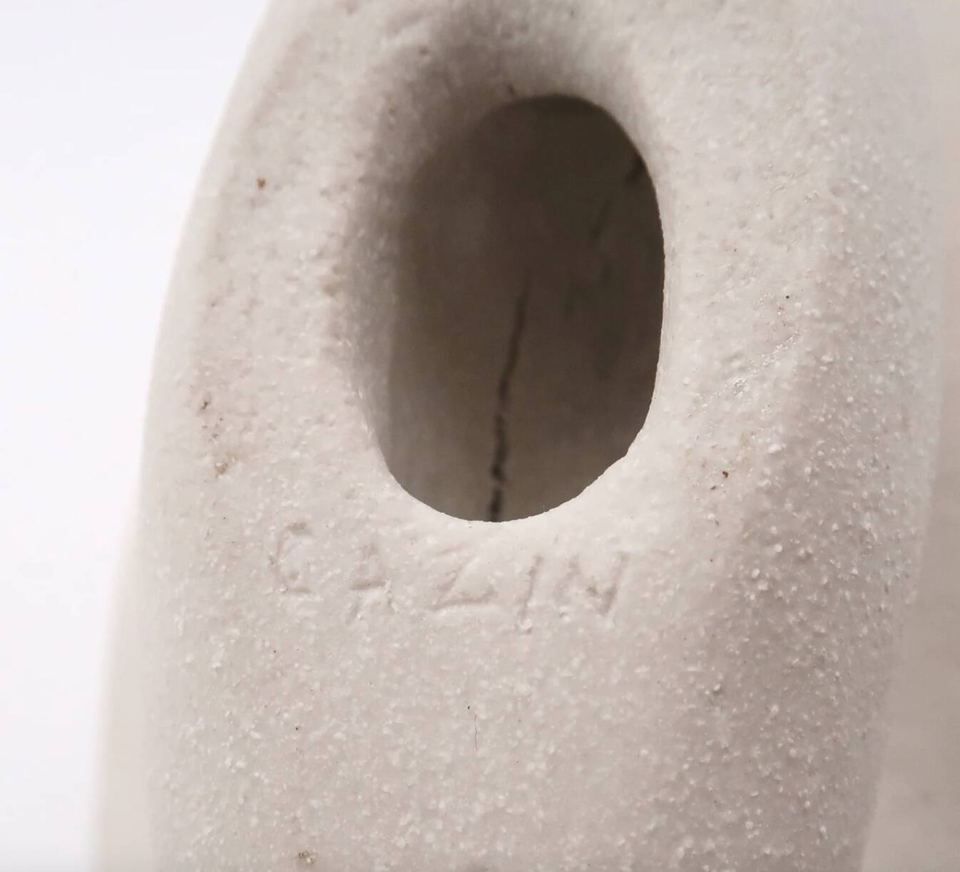 Minimalist ceramic bird sculpture, 1980s