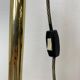 Large Art Deco floor lamp in brass
