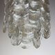 Vintage Murano glass chandelier by Mazzega, Italy 1970s