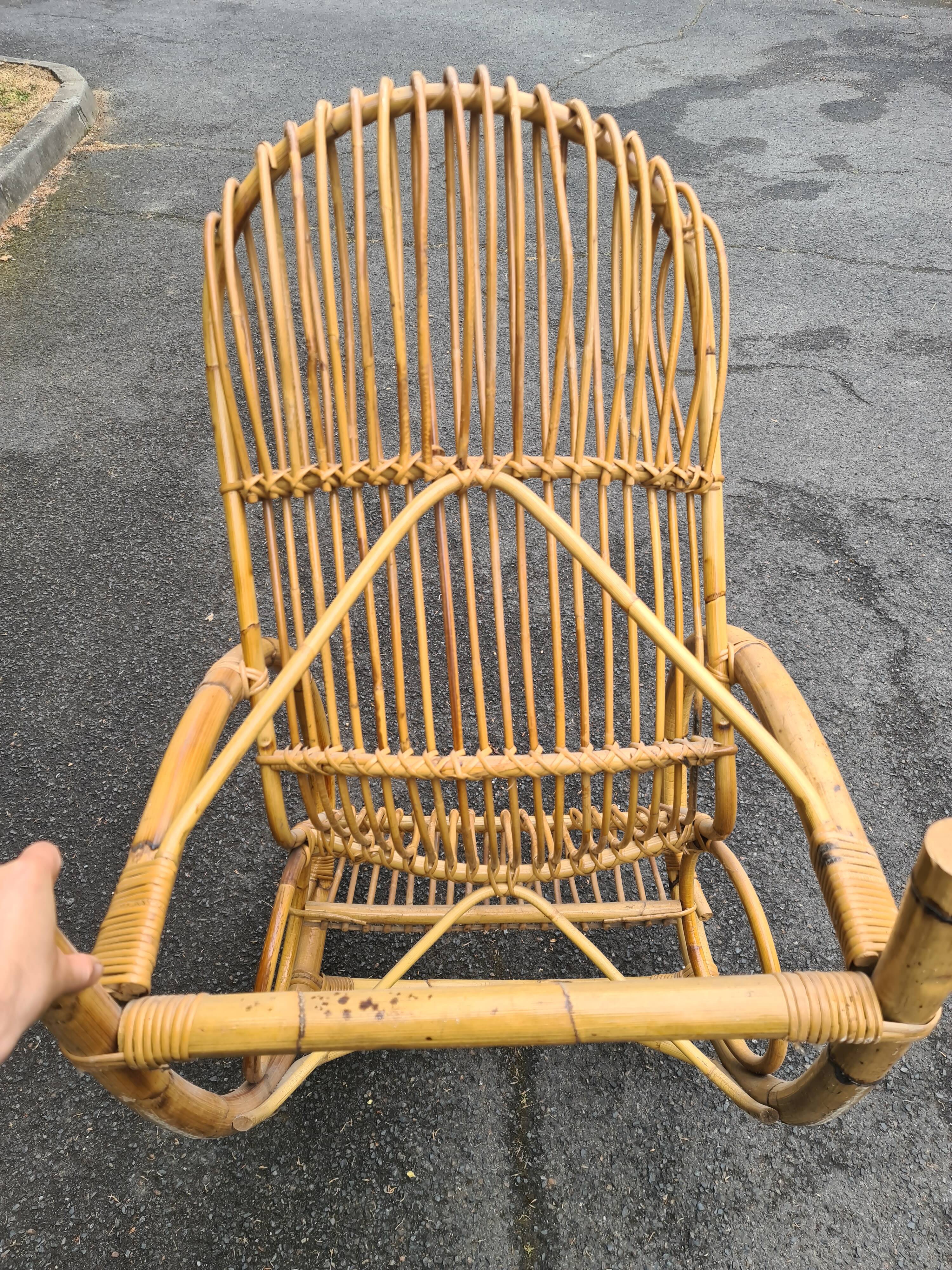 Rocking chair Rohe Noordwold vintage 60's