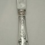 Housewife SFAM model Chambly rocker Louis XV silver metal wooden box