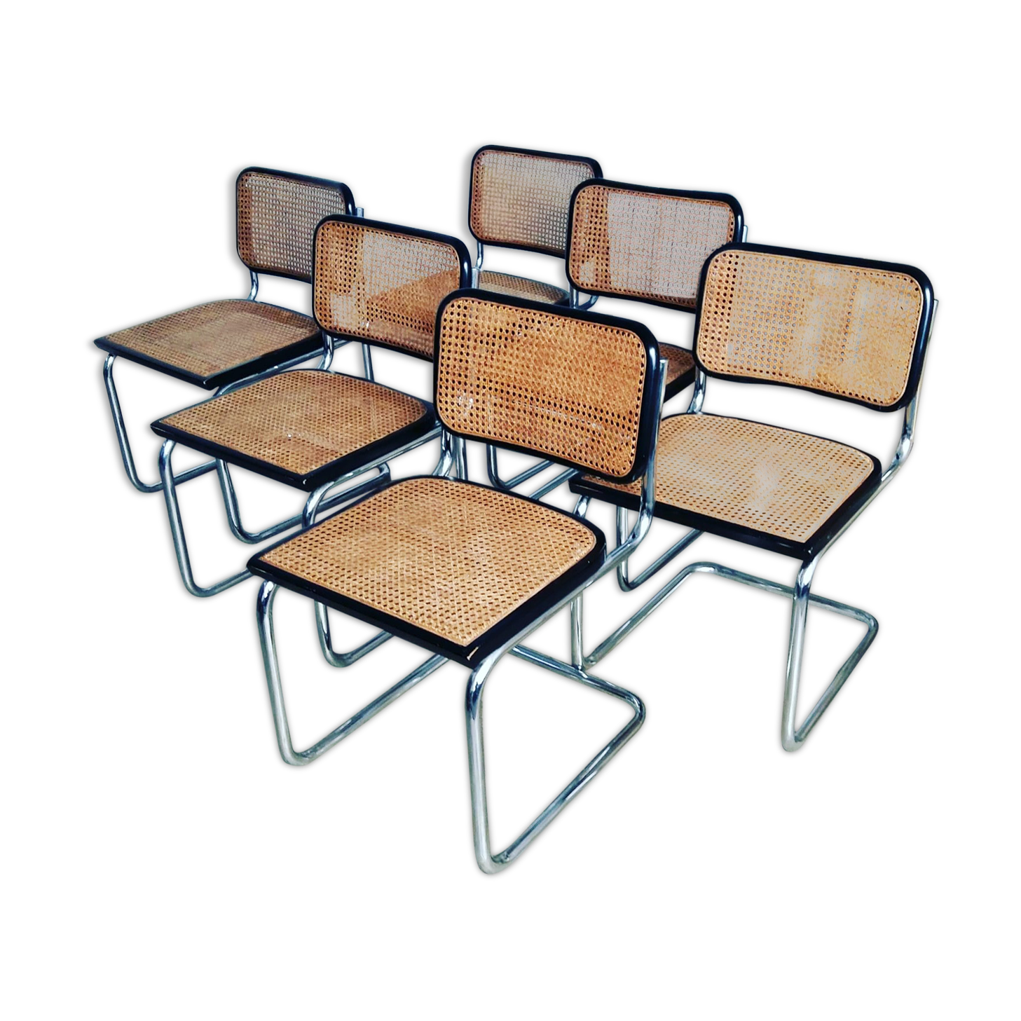 6 chairs by Marcel Breuer B32