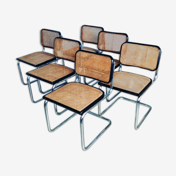 6 chairs by Marcel Breuer B32