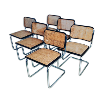 6 chairs by Marcel Breuer B32
