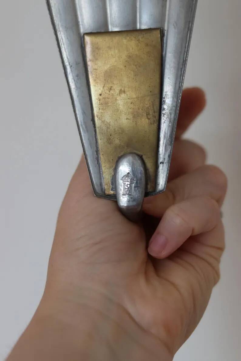 Pair of Swedish Pewter Wall Sconces, 1930s, by C.G. Hallberg, Stockholm